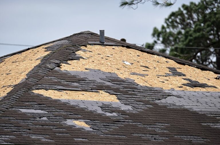 storm damage roof repair service in El Dorado